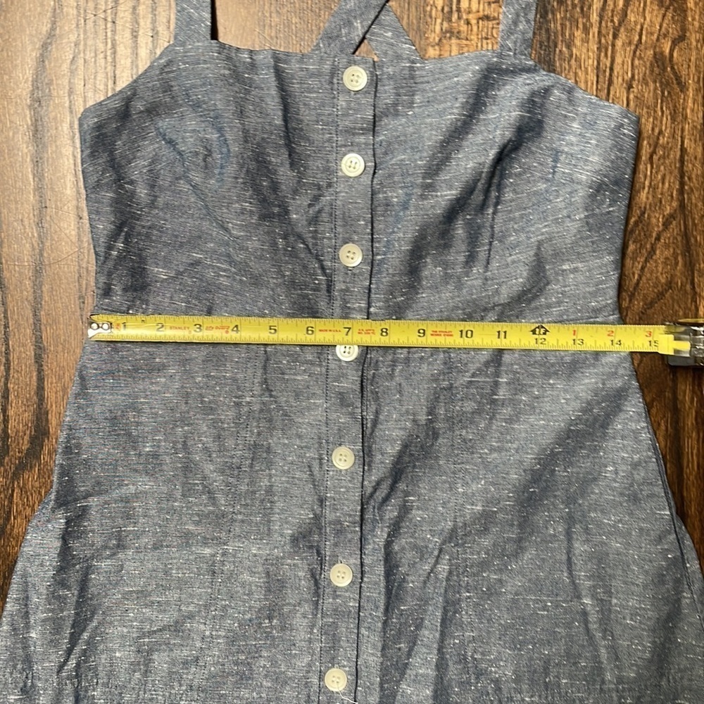 Madewell Chambray Button Front Dress - Picture 6 of 10